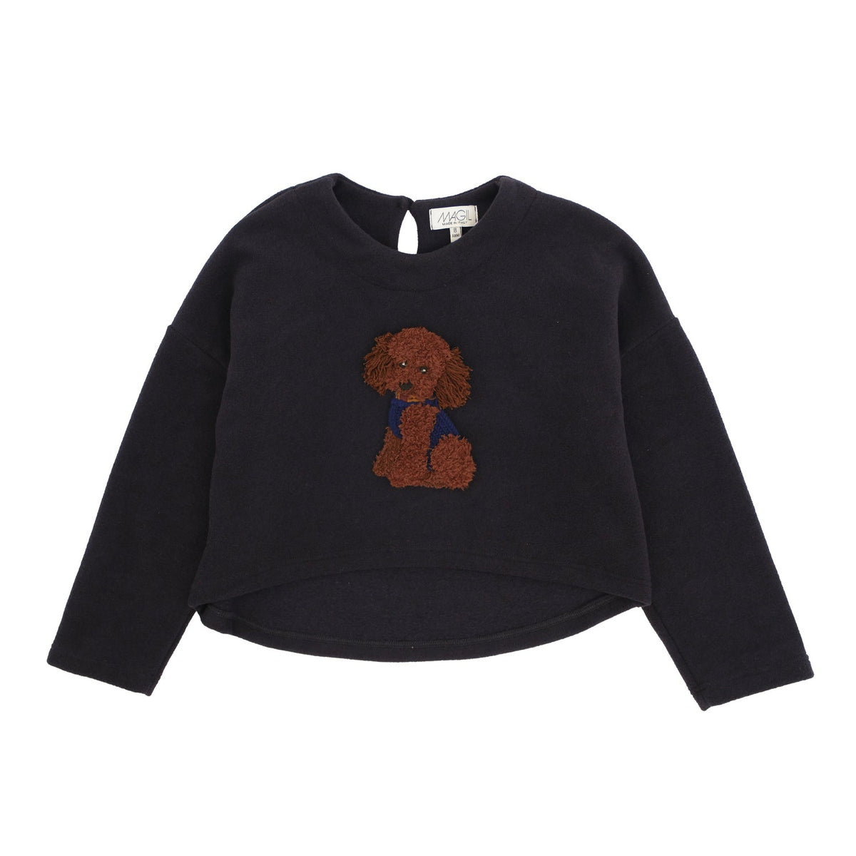 MAGLIA PUNTO MILANO CON CAGNOLINO