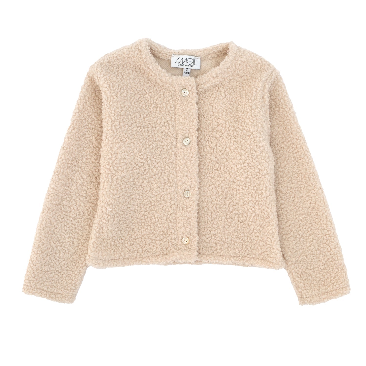 CARDIGAN TESSUTO TEDDY