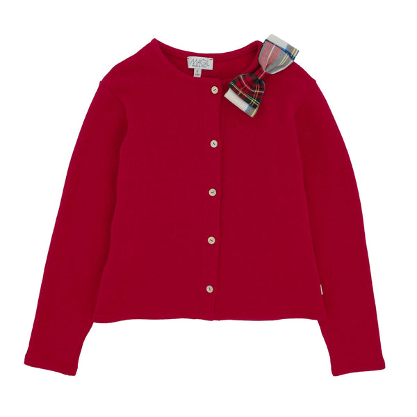 CARDIGAN CALDO COTONE ROSSO