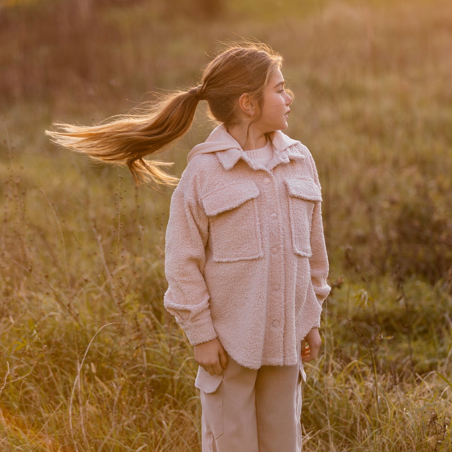 GIACCA IN TEDDY CON CAPPUCCIO IN FELPA