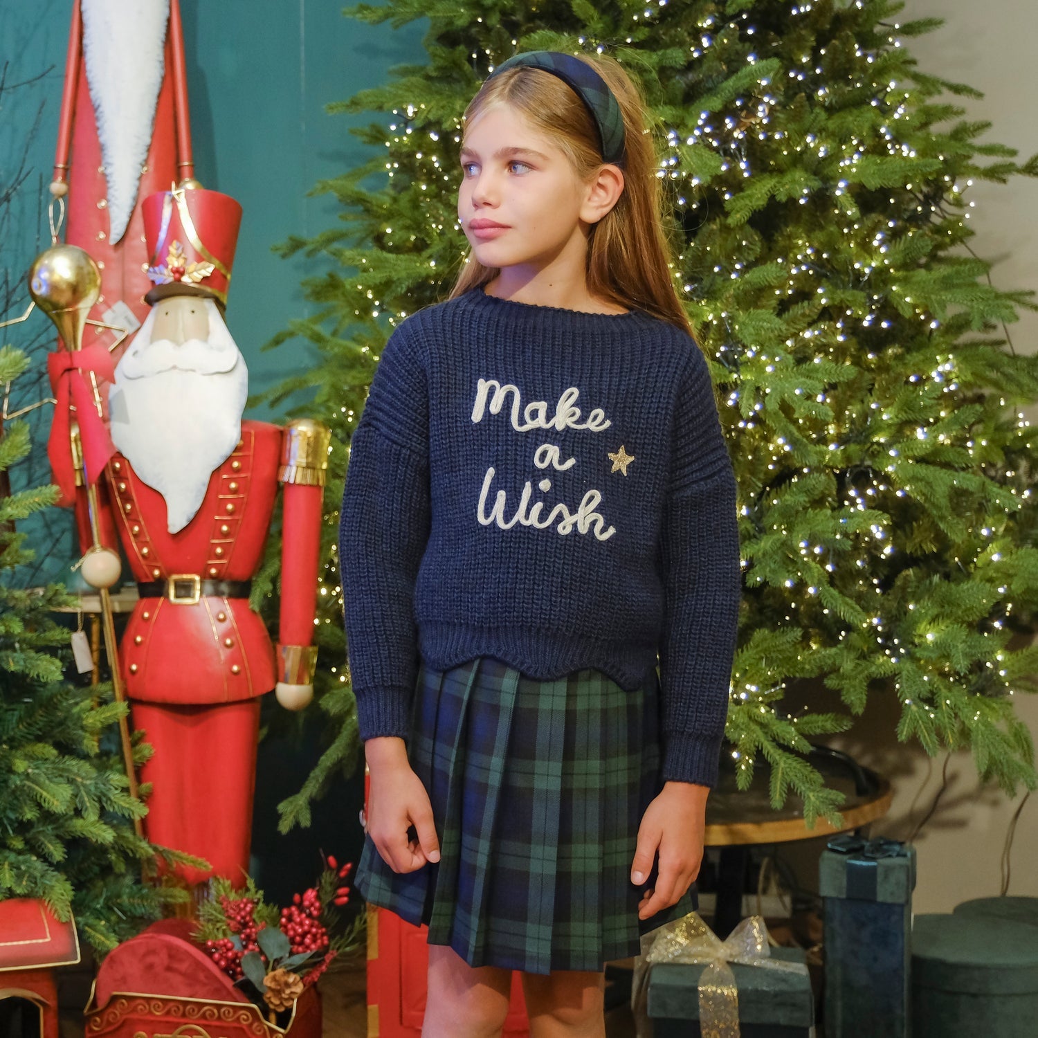 GONNA A BALZE SCOZZESE BLU