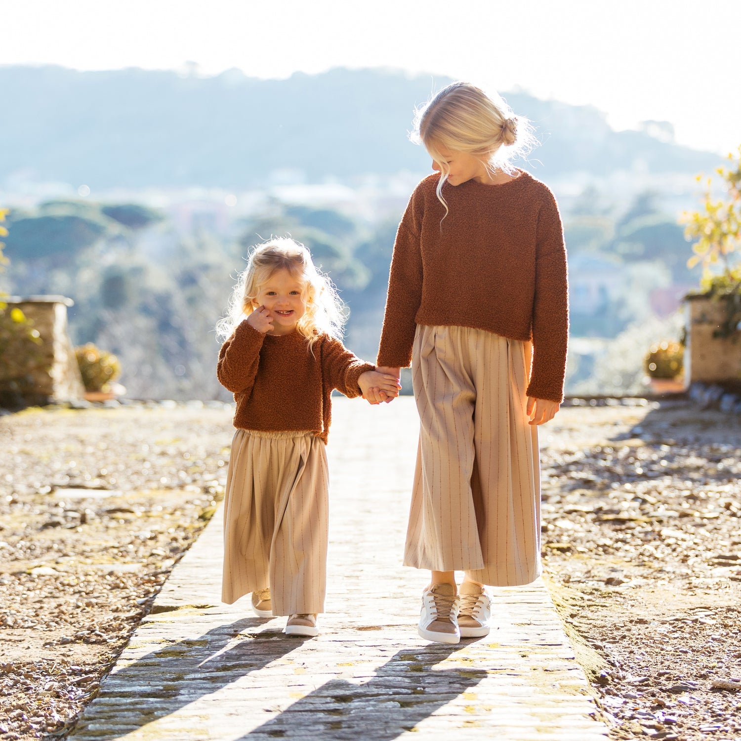 PANTALONE AMPIO RIGATO