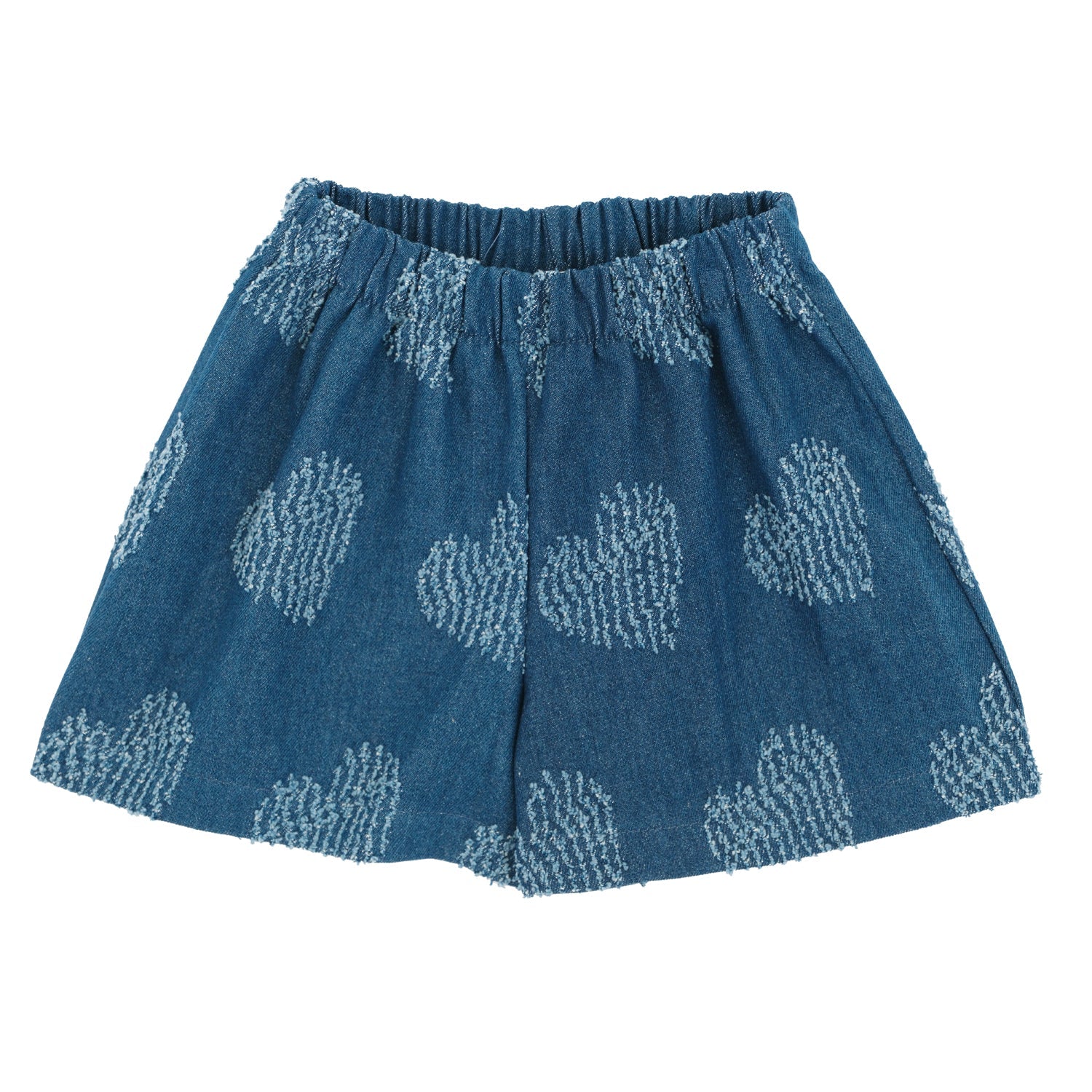 BERMUDA JEANS CON CUORI