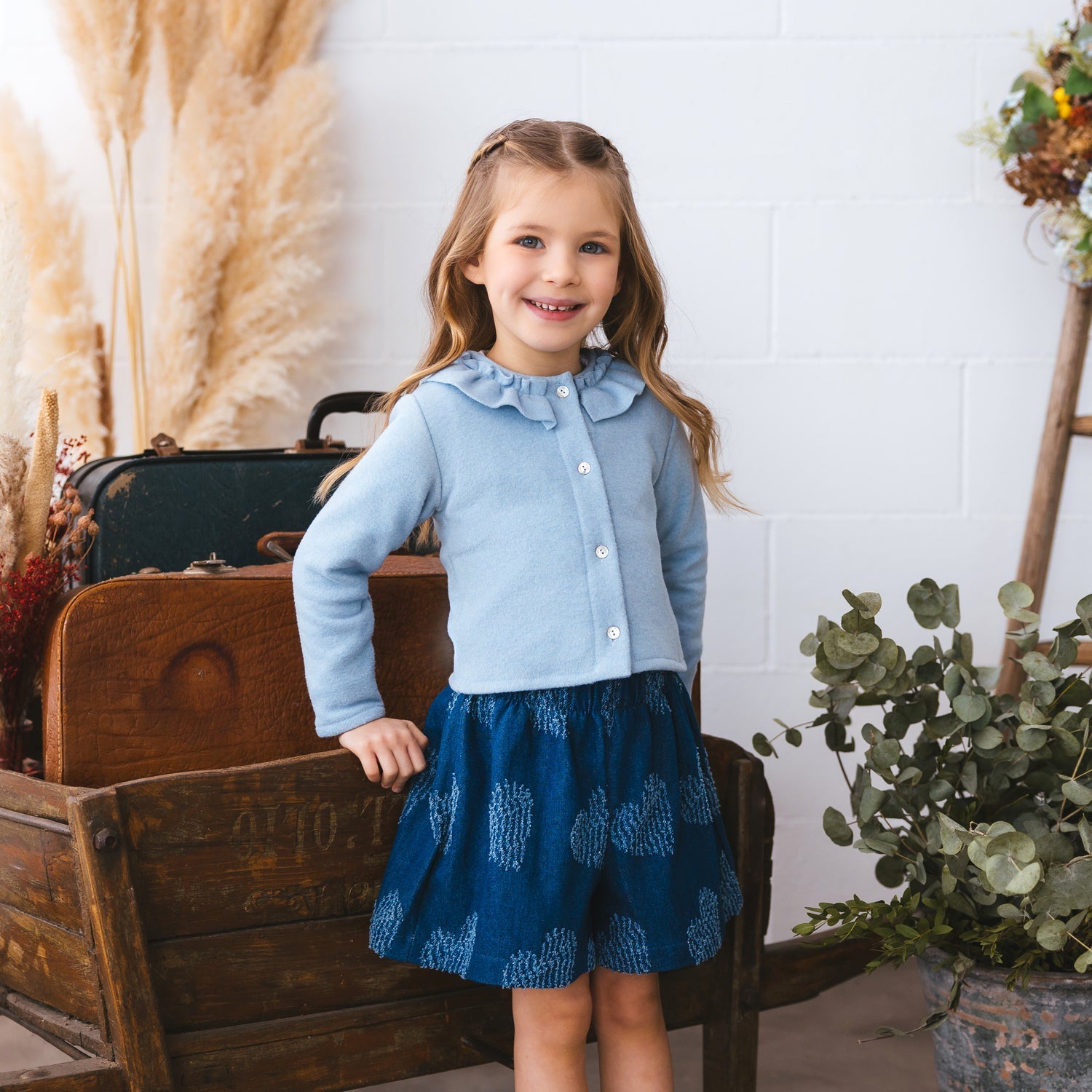 BERMUDA JEANS CON CUORI