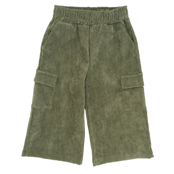 PANTALONE VELLUTINO CON TASCONI