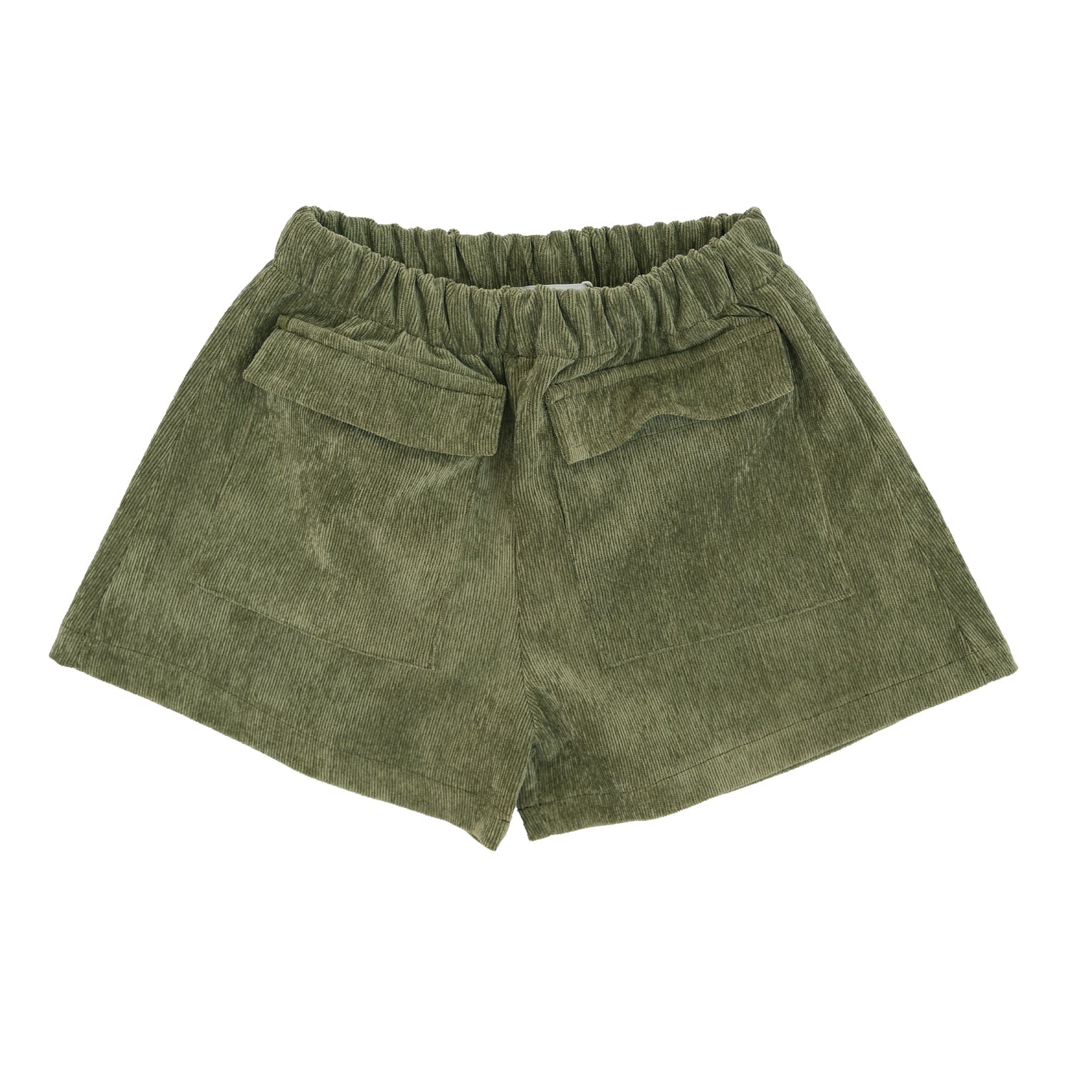 BERMUDA VELLUTO MILLE RIGHE CON TASCHE