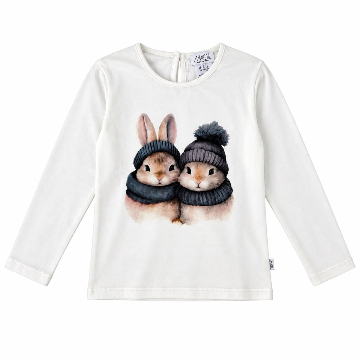 T-SHIRT STAMPA CONIGLIETTI