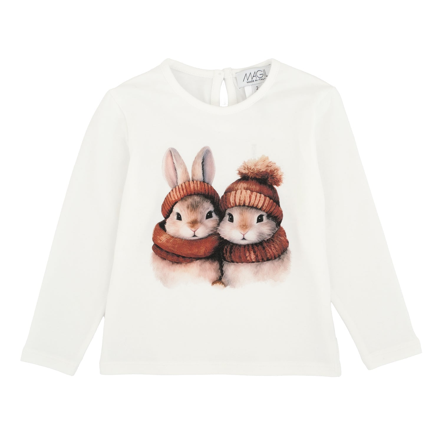 T-SHIRT STAMPA CONIGLIETTI