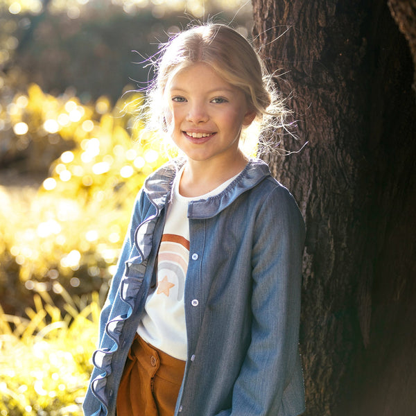 T-SHIRT STAMPA ARCOBALENO