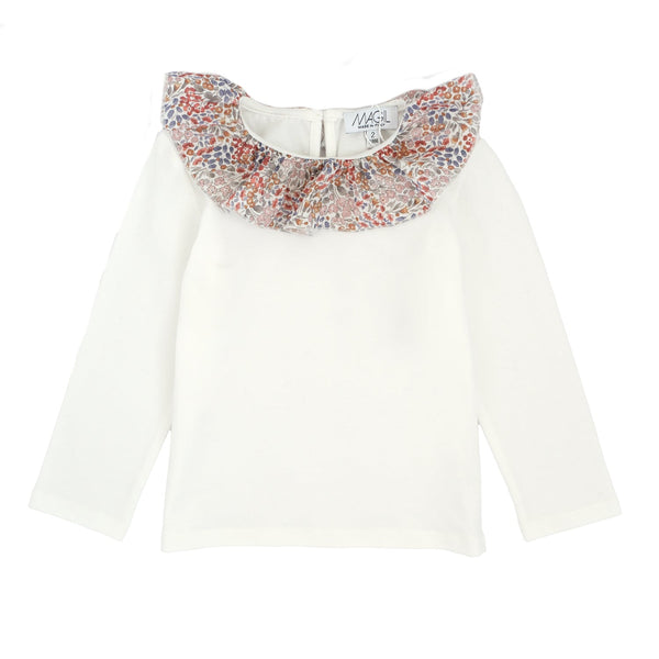 T-SHIRT VOLANT FIORELLINO