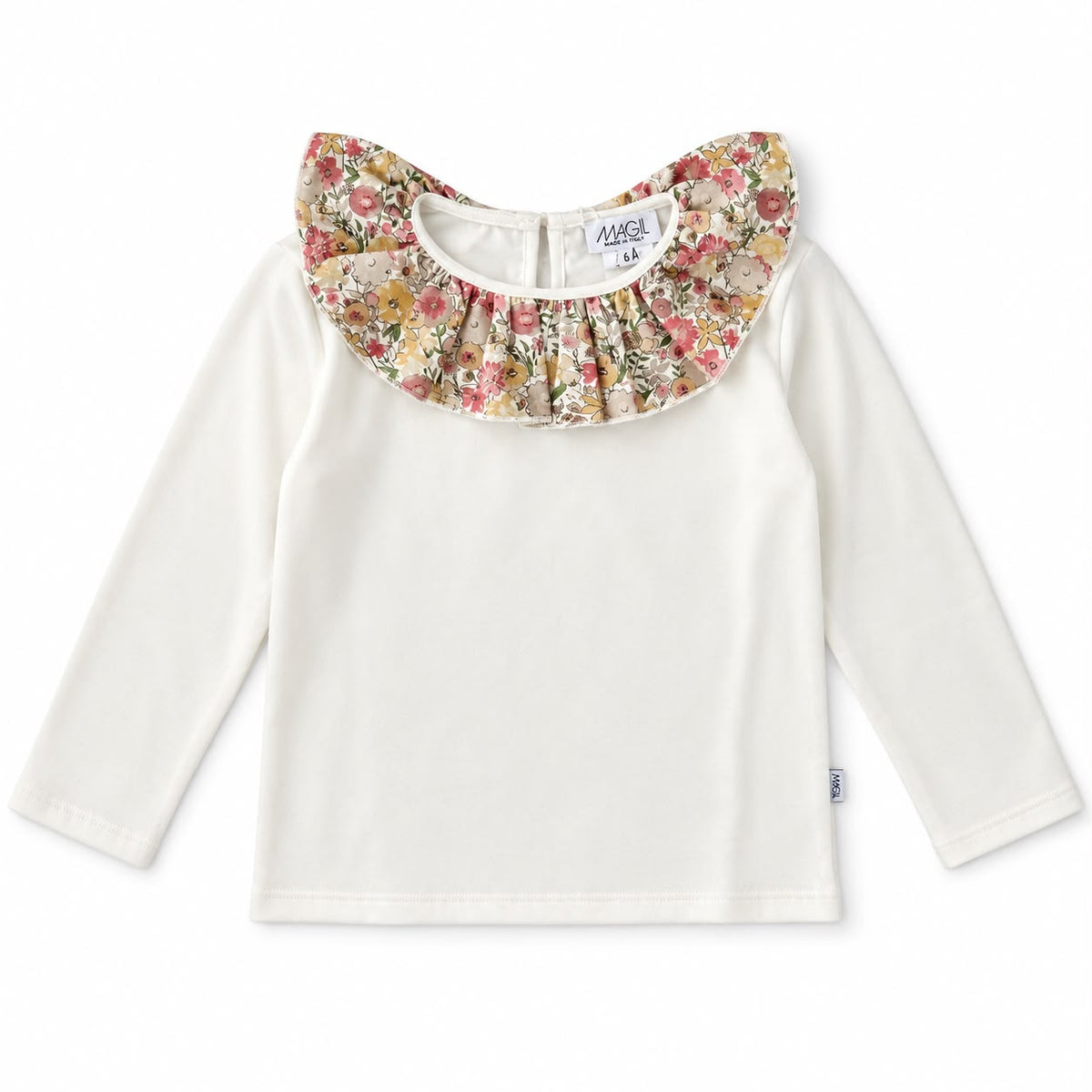 T-SHIRT VOLANT FIORELLINO
