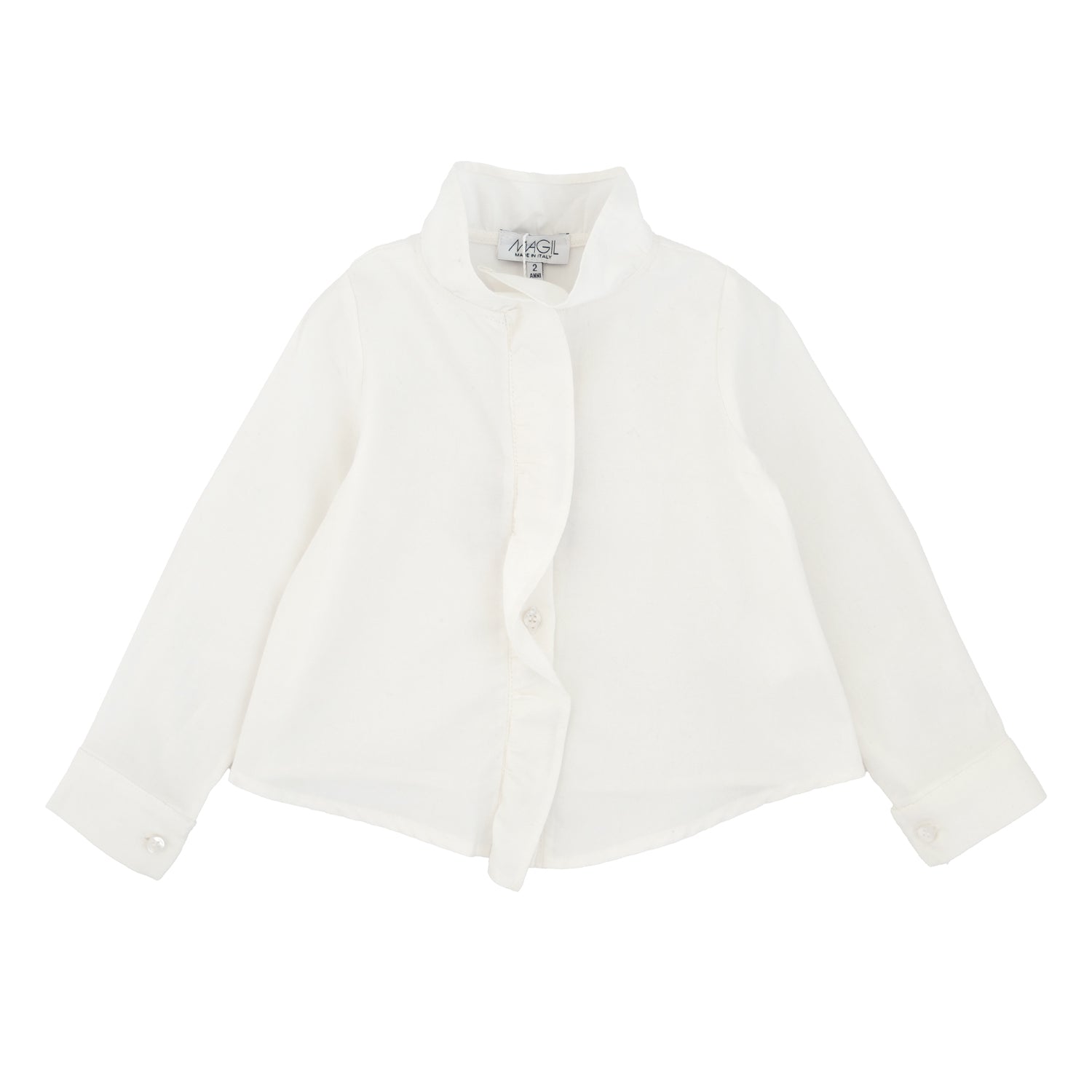 CAMICIA COTONE CON ROUCHES