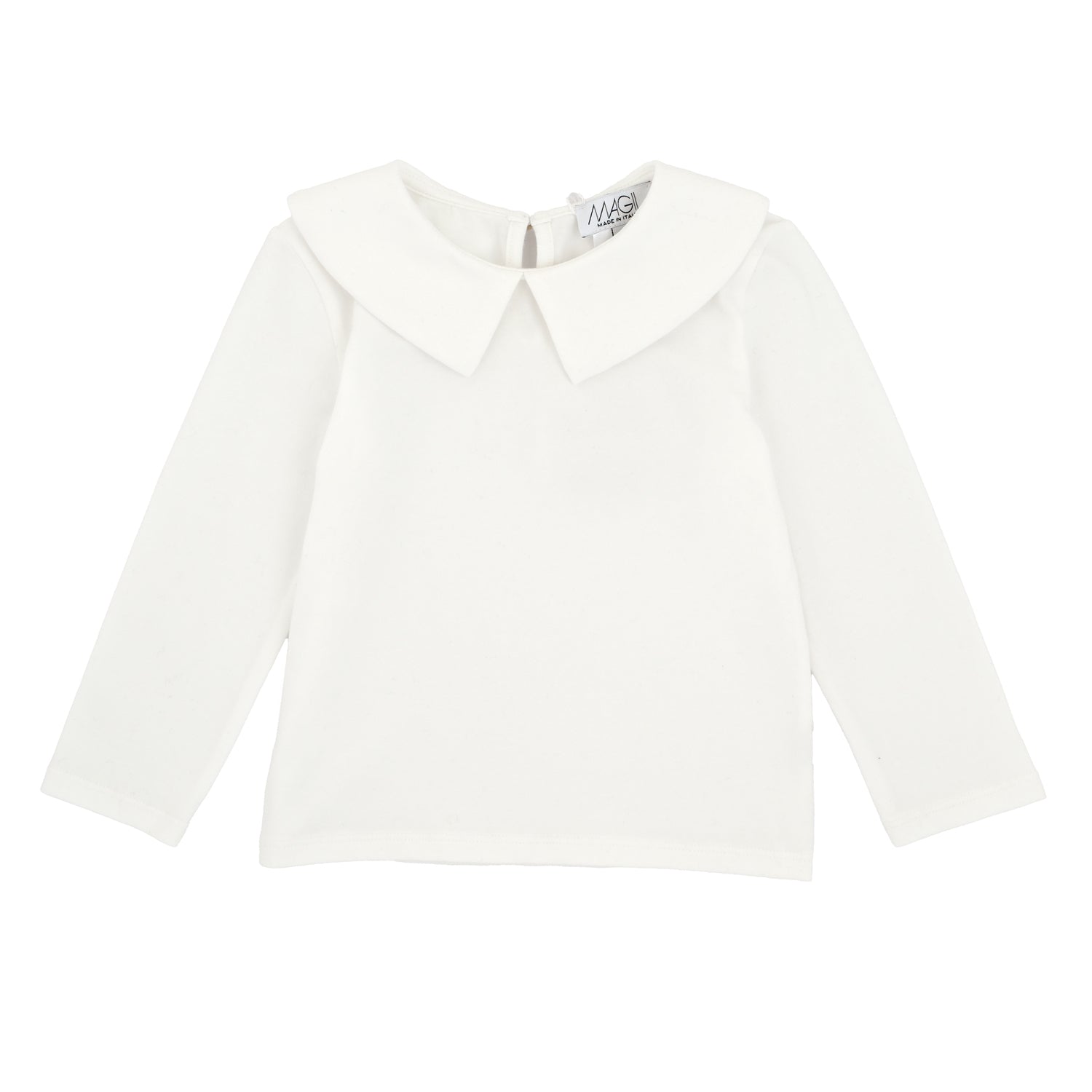 T-SHIRT CON COLLO CAMICIA