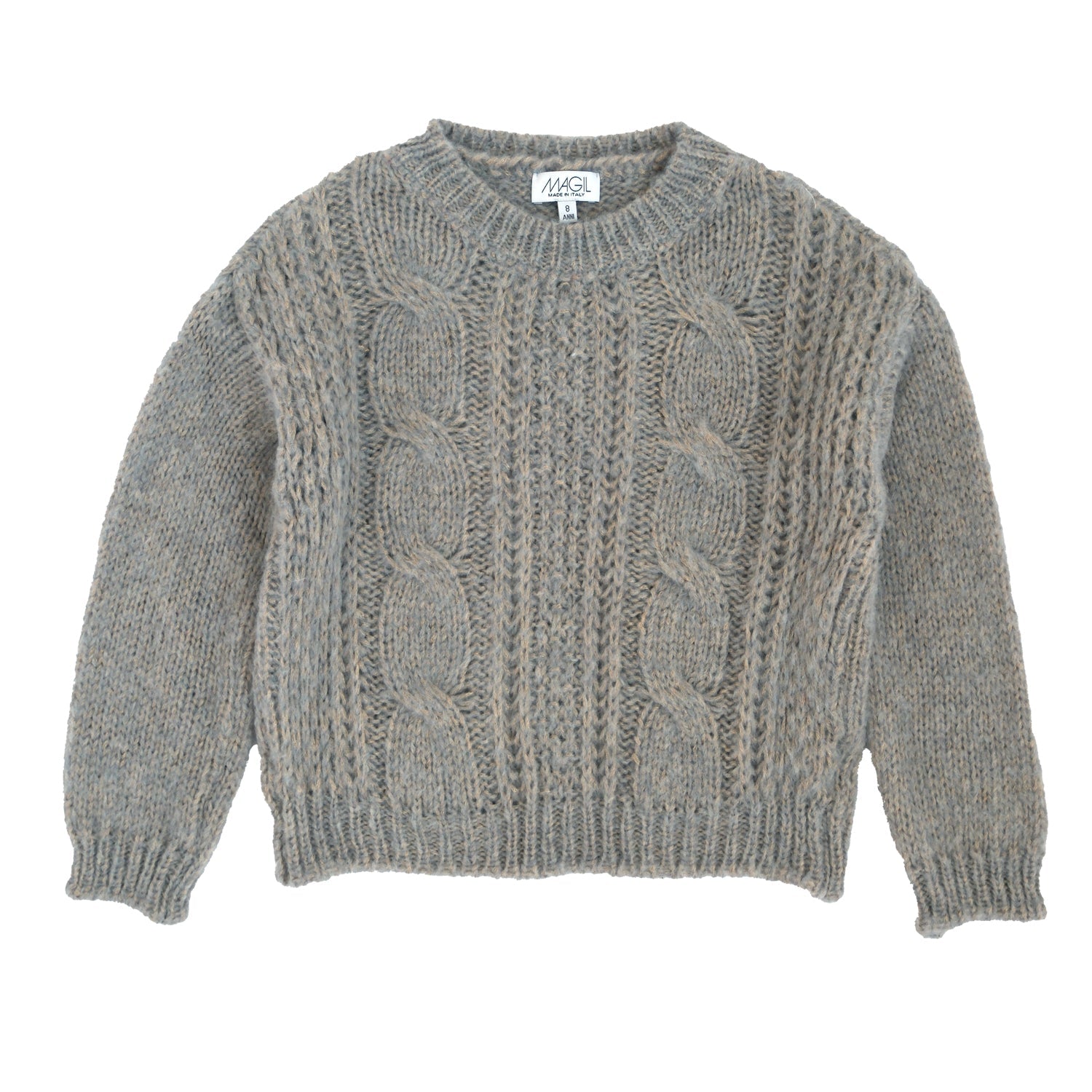MAGLIONE CON TRECCE