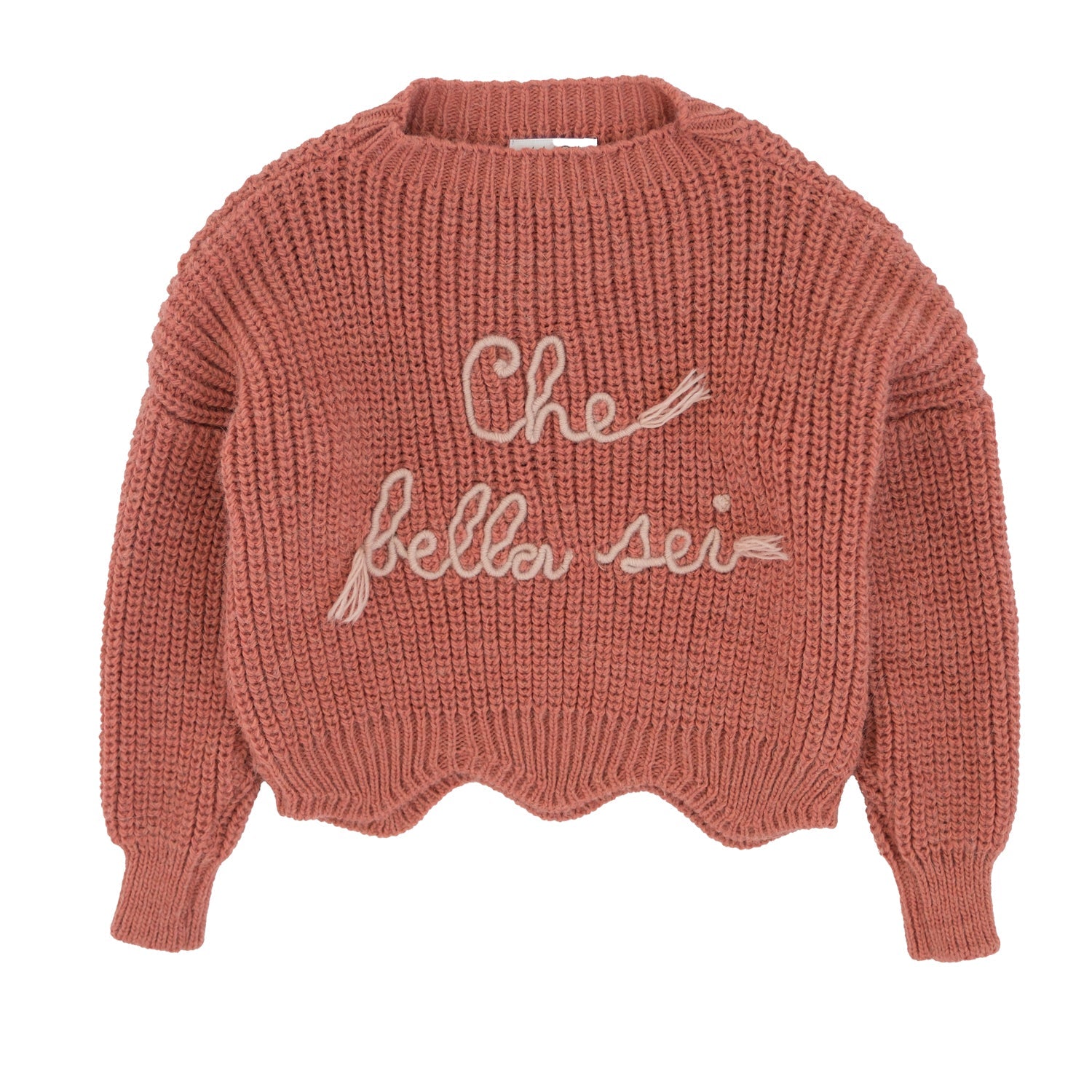 MAGLIONE RICAMO CHE BELLA SEI