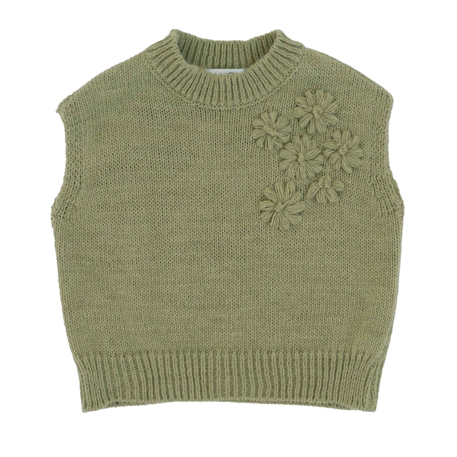 GILET CON RICAMO FLOREALE