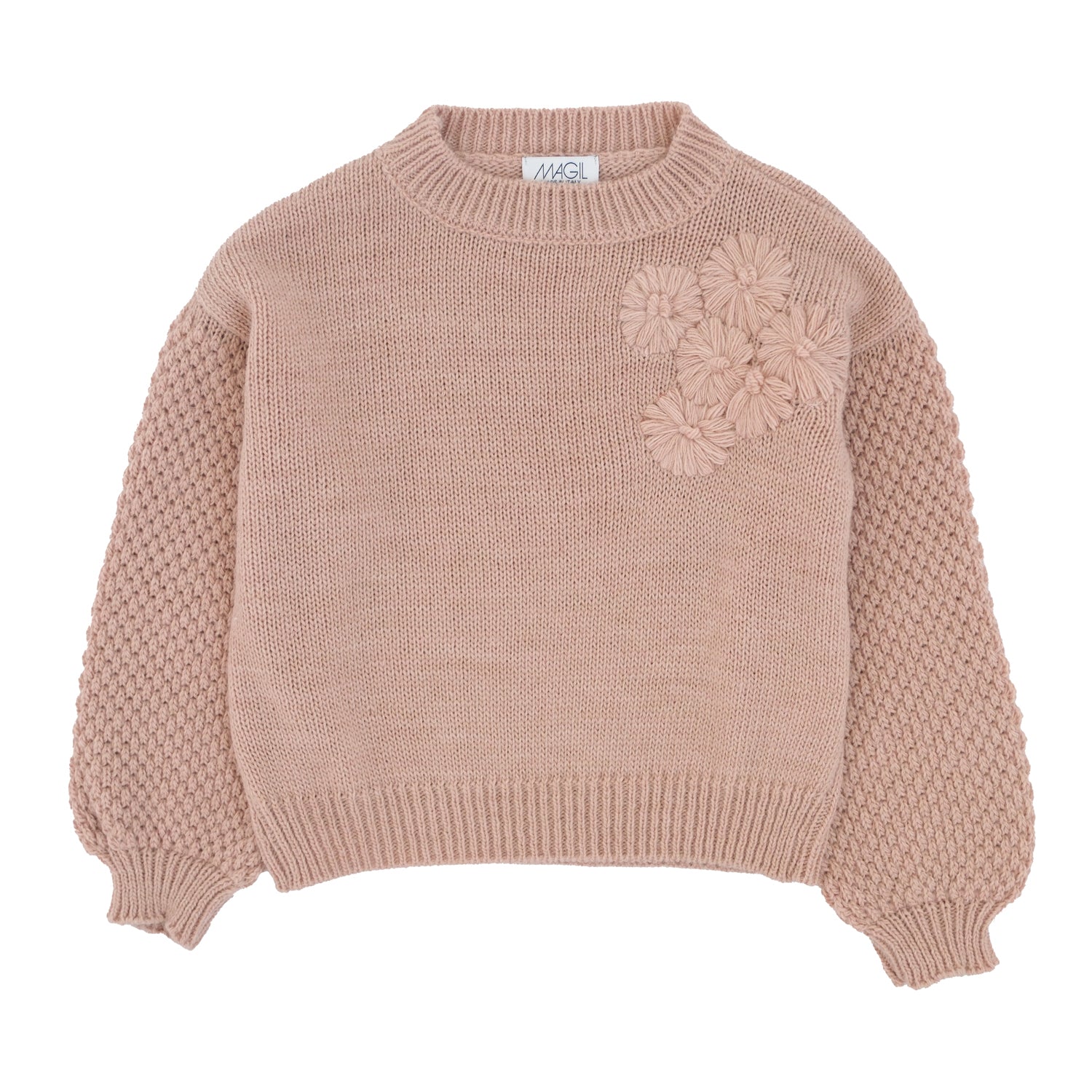 MAGLIONE RICAMO FLOREALE