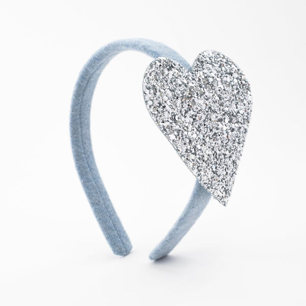 CERCHIETTO CON CUORE GLITTER