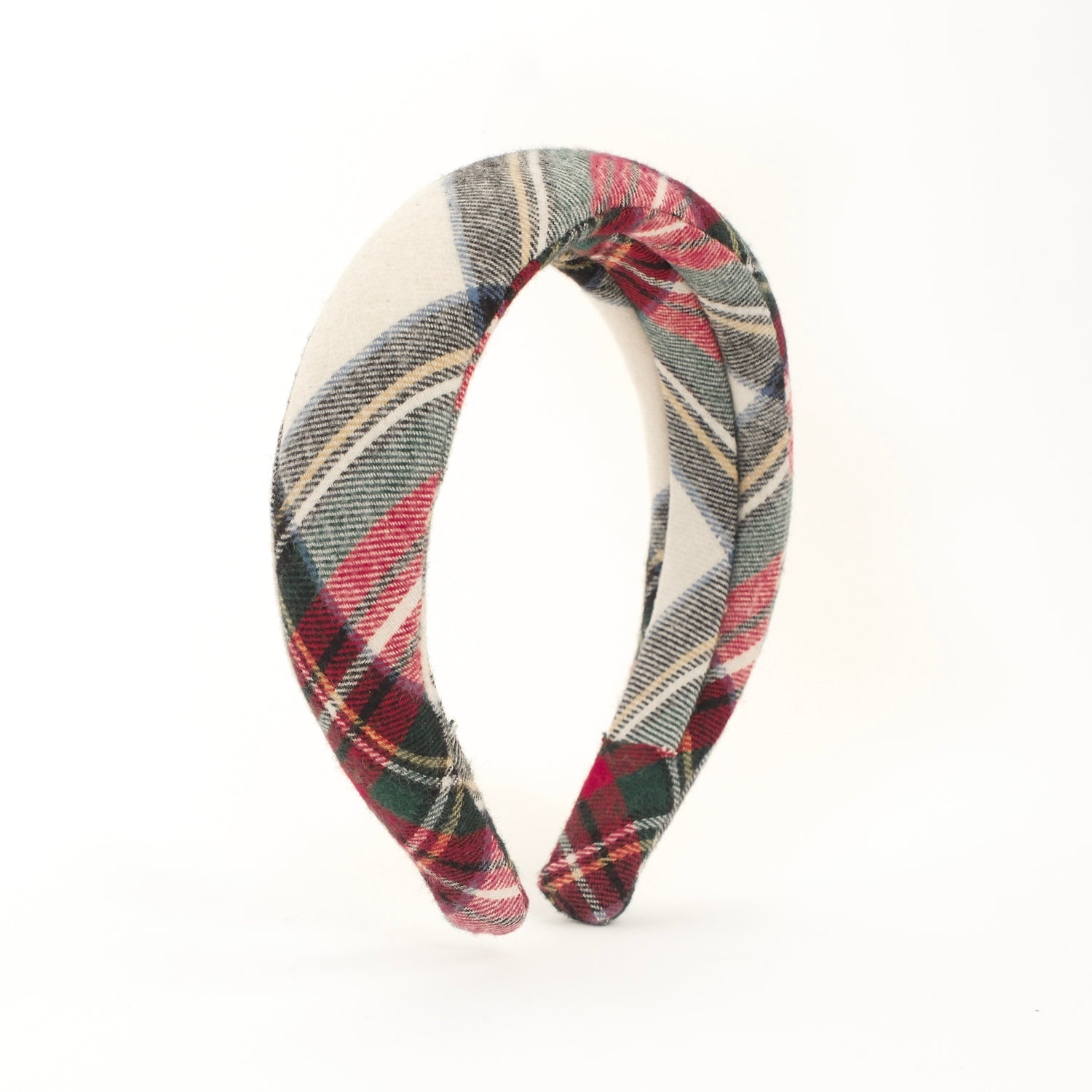 CERCHIETTO IMBOTTITO SCOZZESE ROSSO