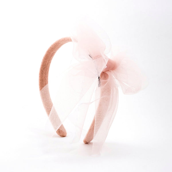 CERCHIETTO CON FIOCCO TULLE