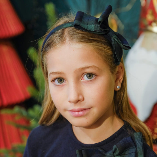 CERCHIETTO DOPPIO FIOCCO SCOZZESE