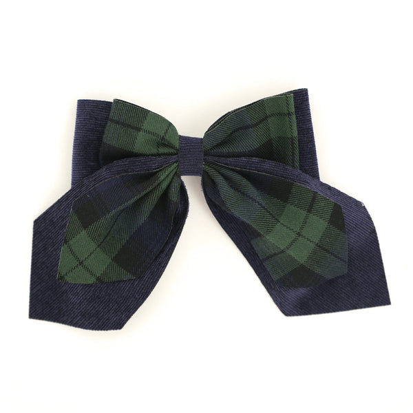 MOLLETTA DOPPIO FIOCCO SCOZZESE BLU