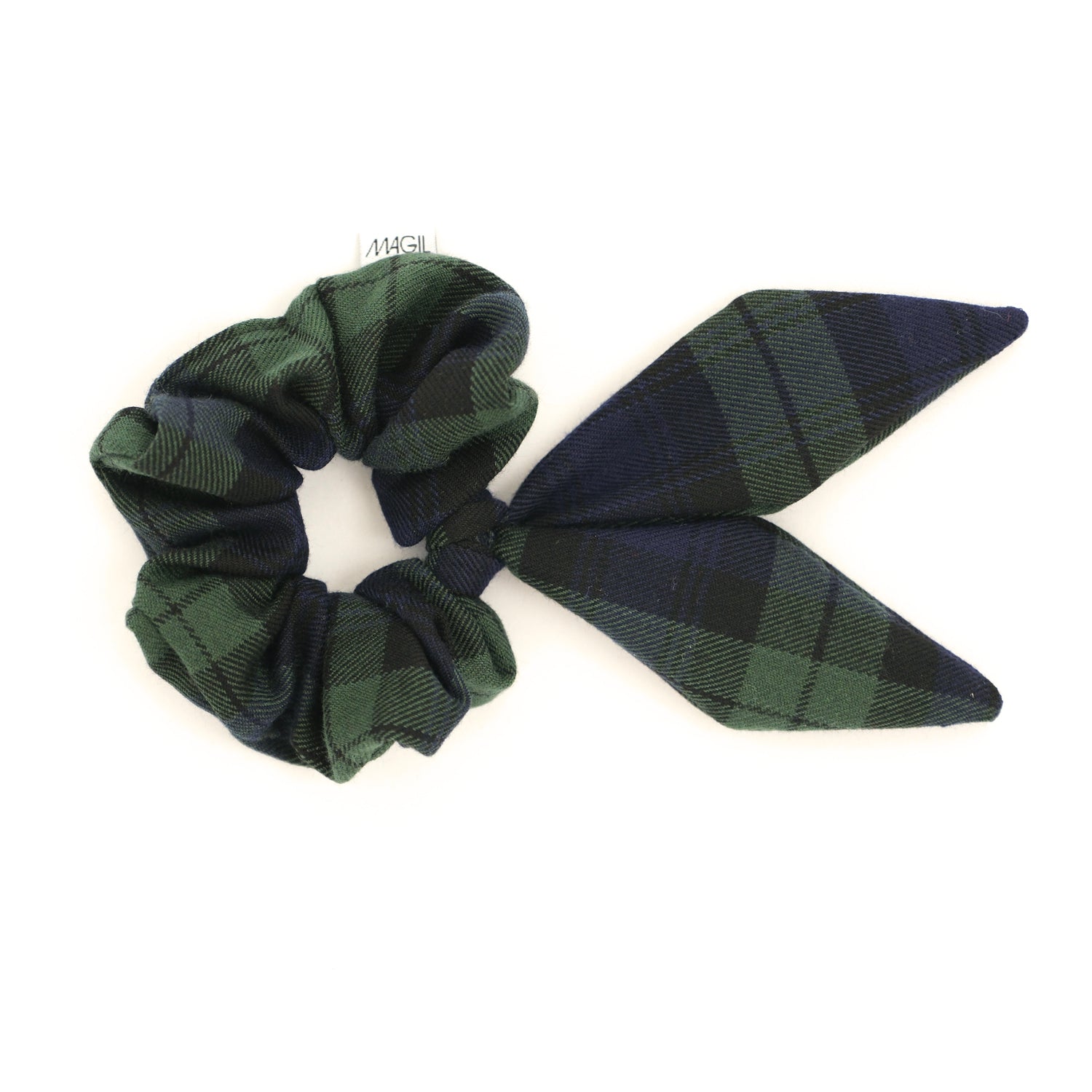 ELASTICO CON CODE SCOZZESE BLU