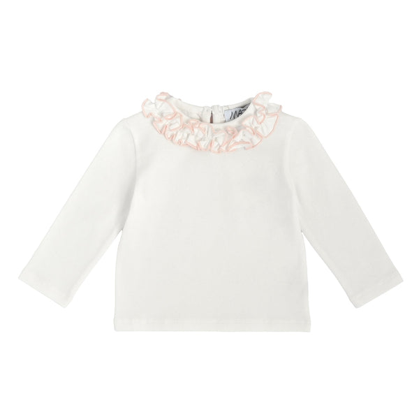 T-SHIRT ROUCHES COLORATA