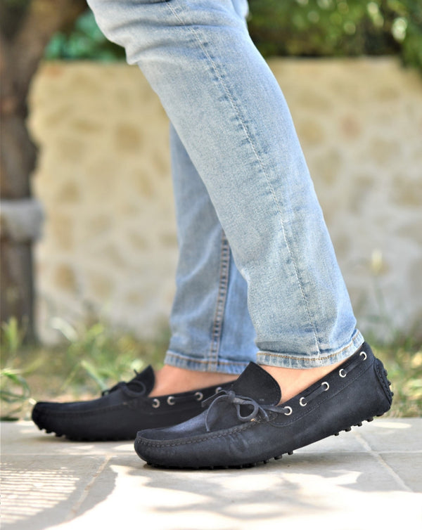 Imola - Marineblauw Suède