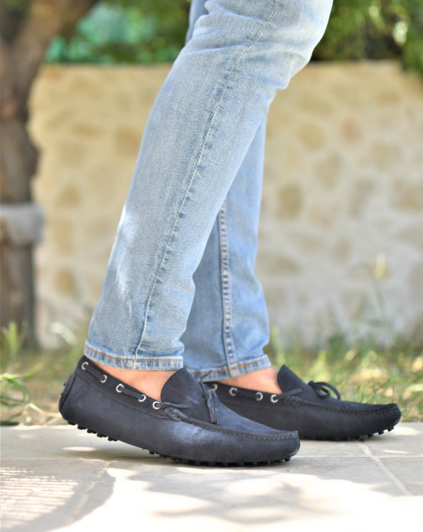 Imola - Marineblauw Suède