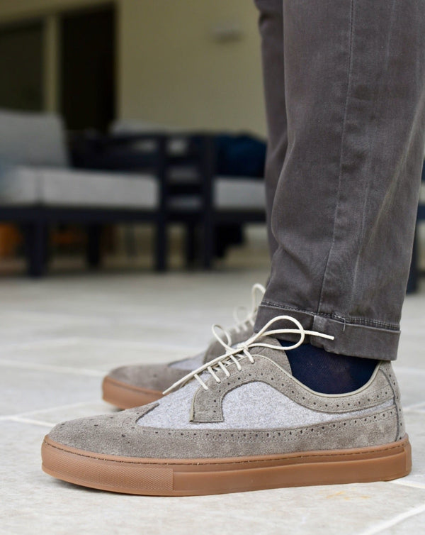 ISCHIA - Flanel Taupe