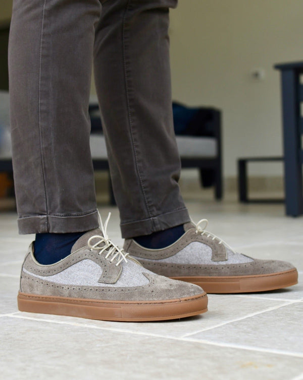 ISCHIA - Flanel Taupe