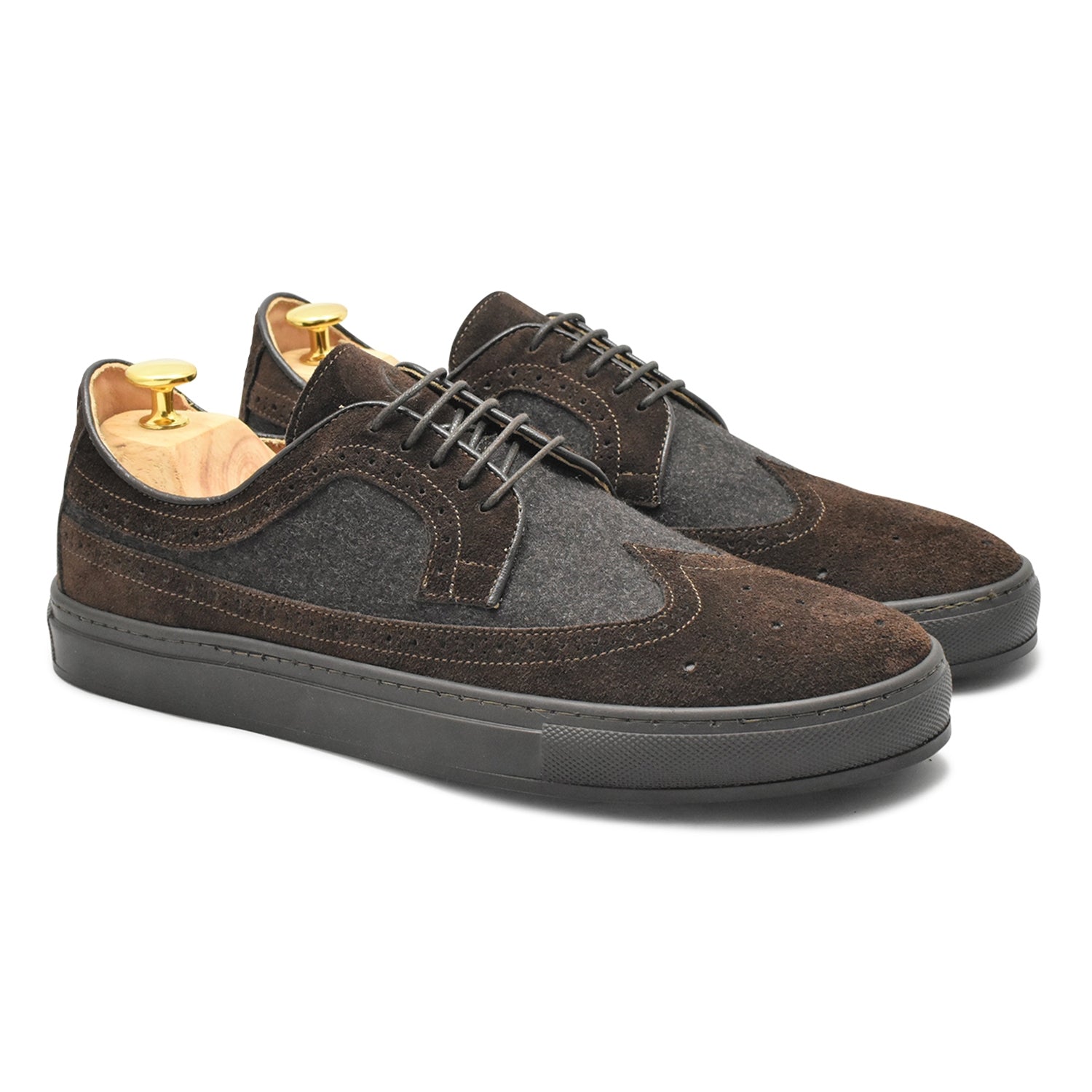 ISCHIA - Flanel Bruin