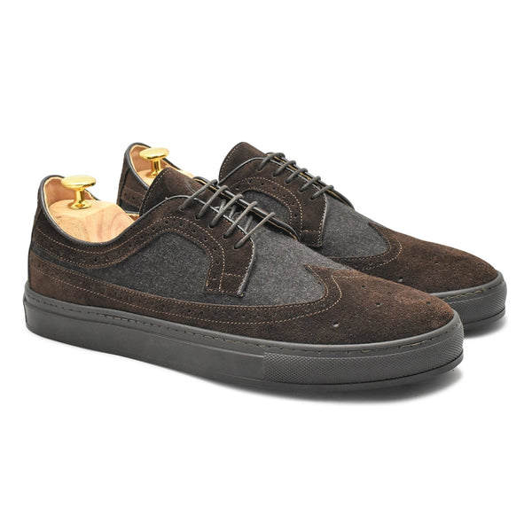 ISCHIA - Flanel Bruin