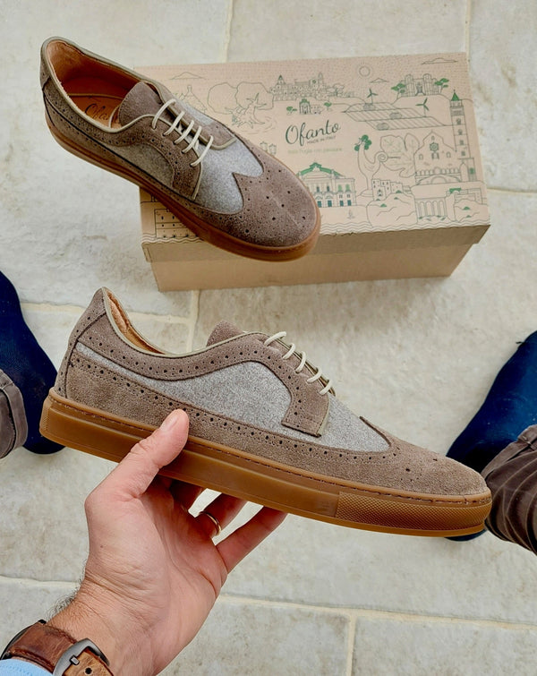 ISCHIA - Flanel Taupe