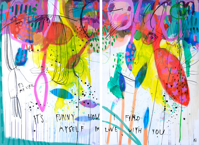 It's funny how I find myself in love with you...