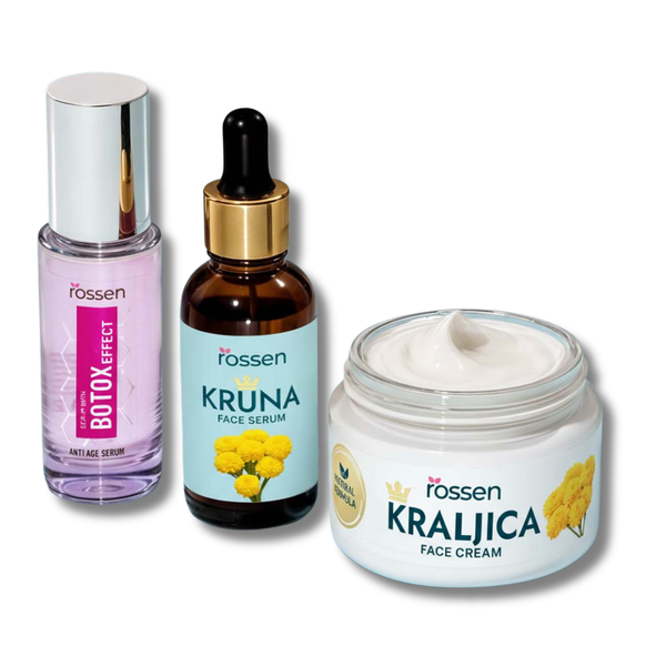 TRIO set for 24h facial care