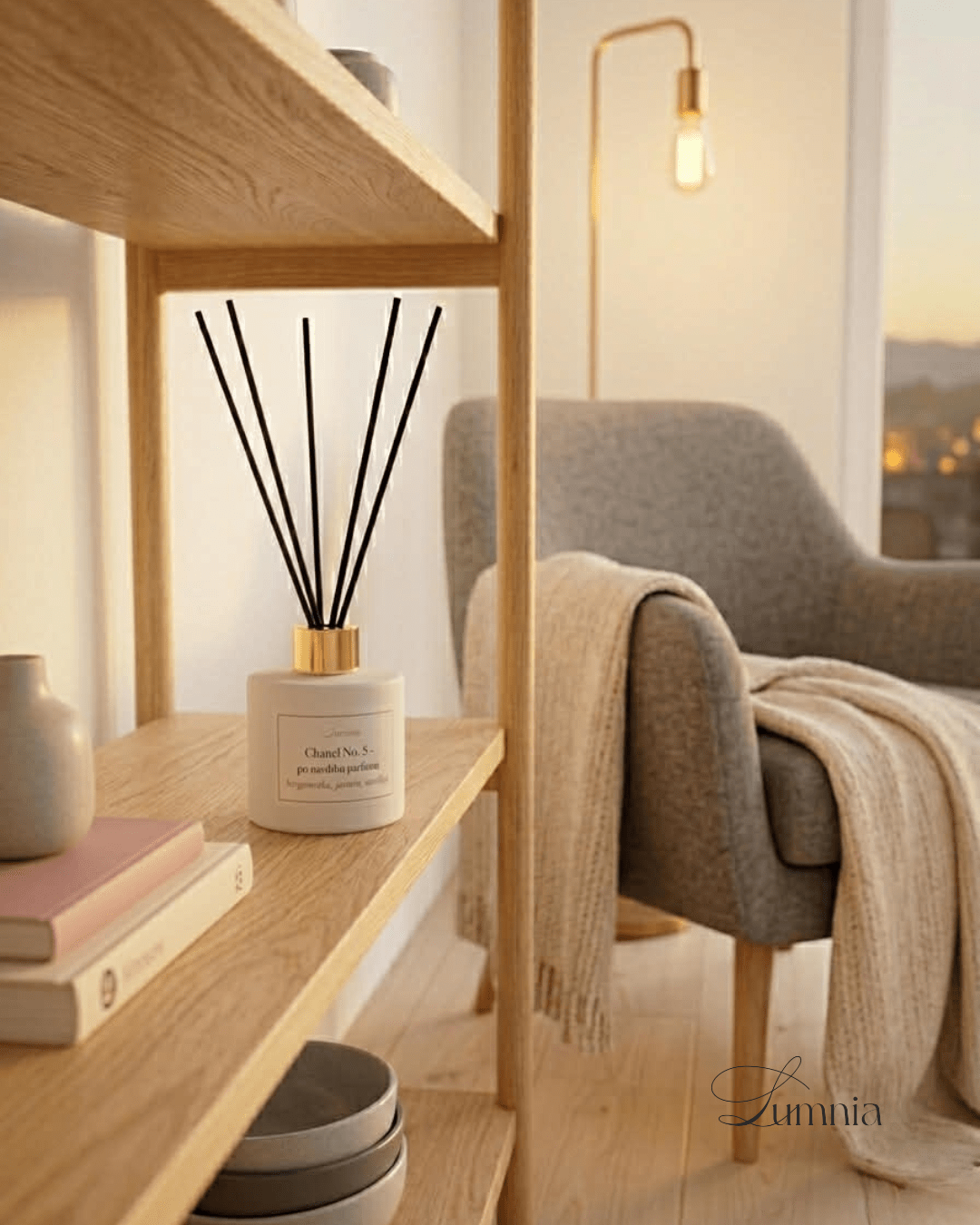 Aroma Lumnia inspiré par le parfum Chanel No.5.
