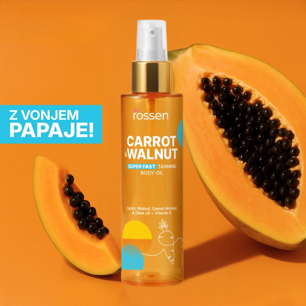 Olio per un Abbronzatura Più Veloce Senza Glitter