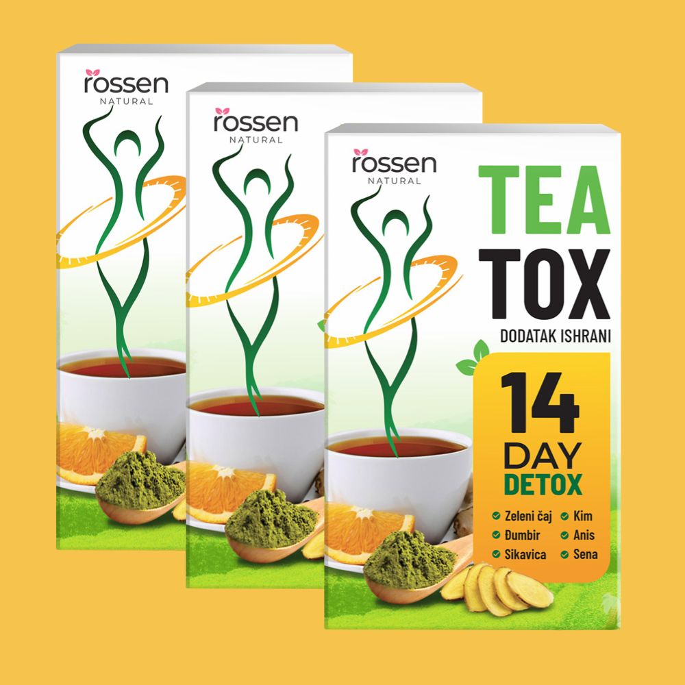 Teatox čaj pro detoxikaci těla 3x100 g
