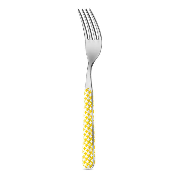 Table Fork - Yellow Pied de Poule BD14016Y