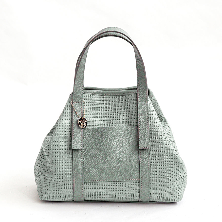 JAMAICA – Mint Laser-Cut Leather Bag