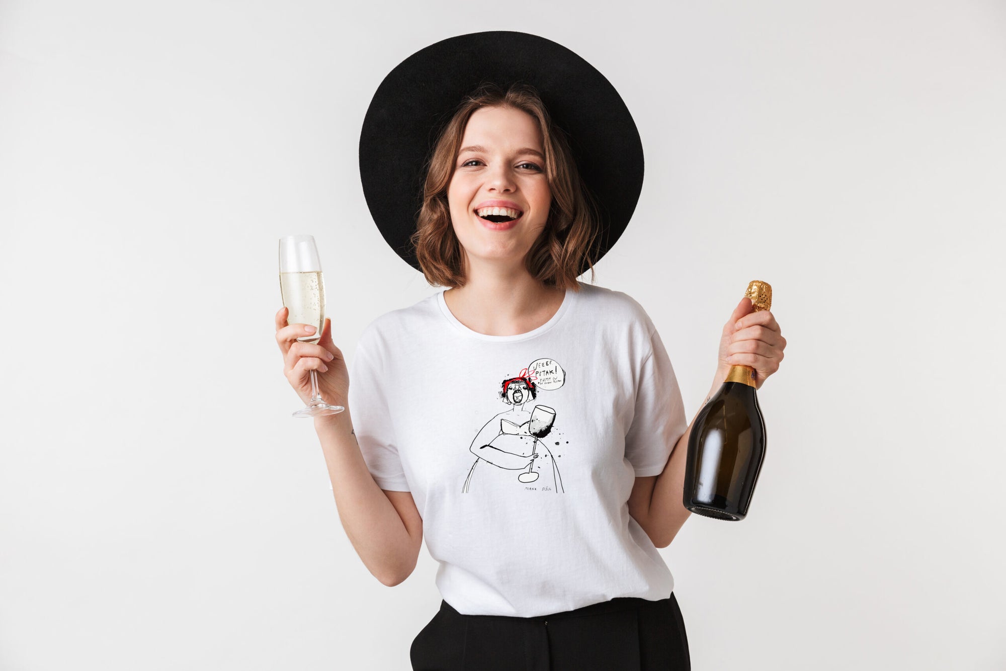 S/structured women's t-shirt /Friday