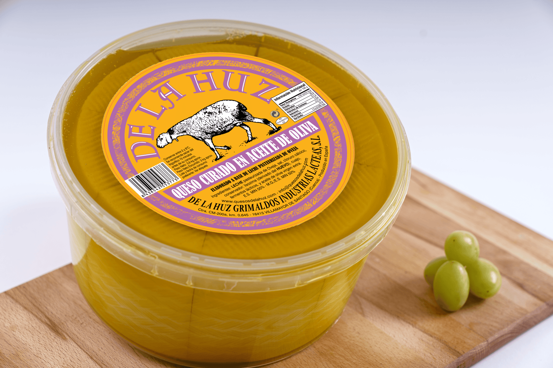 Large Jar in Olive Oil in 8 Portions (3 Kg) - Queso De La Huz