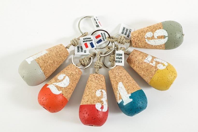Cork Floating Keychain
