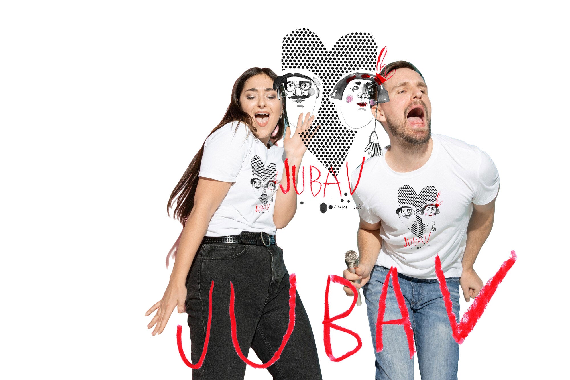 T-SHIRT short sleeve shirt - male/female 'Love'