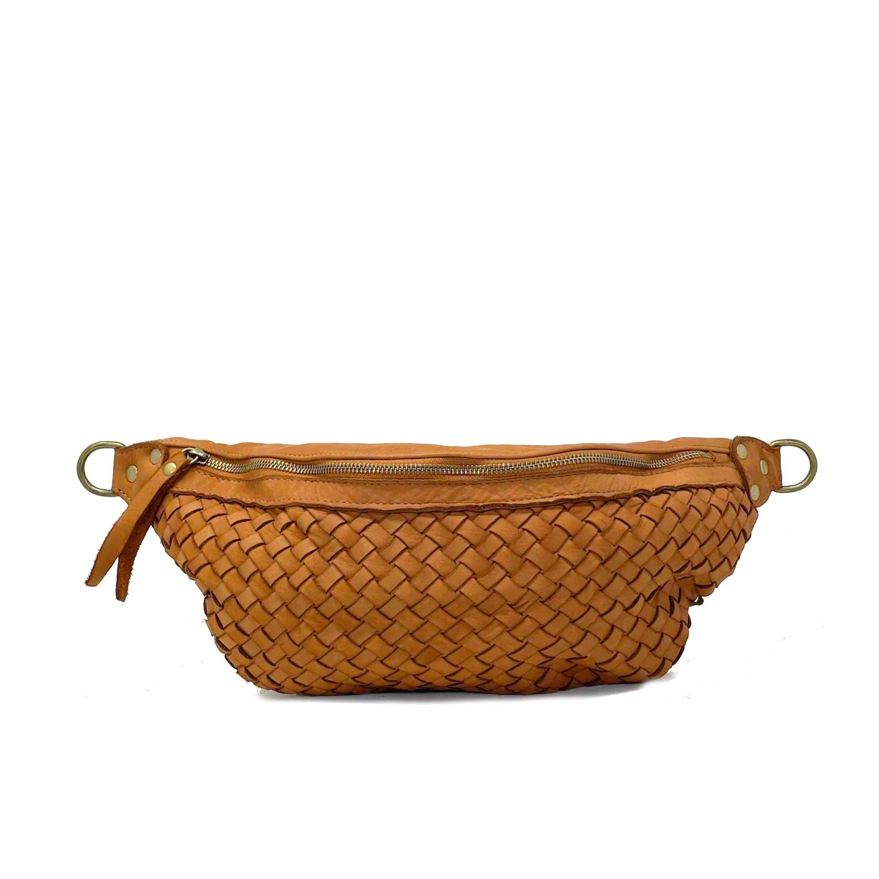 Marsupio Unisex in Pelle Morbida Stile Vintage indossabile a Tracolla - K036