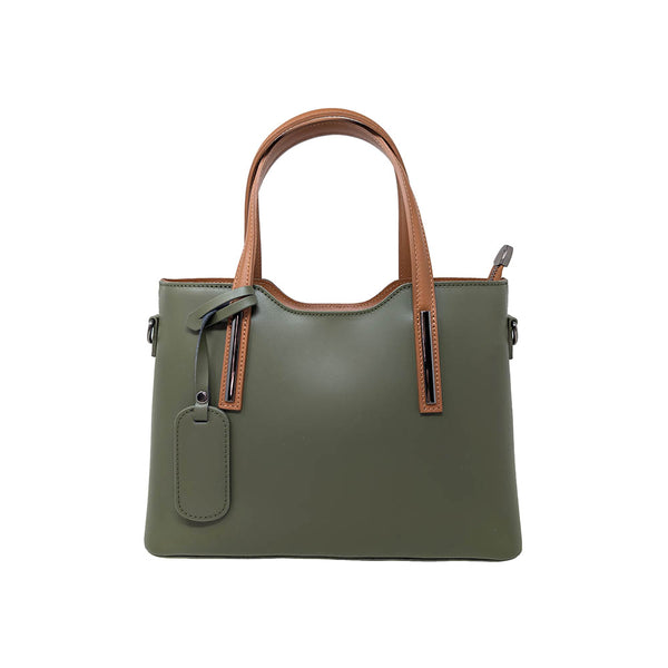 Borsa a Mano da Donna in Vera Pelle Liscia - K041