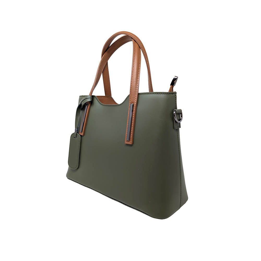 Borsa a Mano da Donna in Vera Pelle Liscia - K041