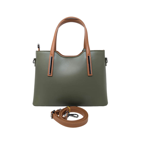 Borsa a Mano da Donna in Vera Pelle Liscia - K041